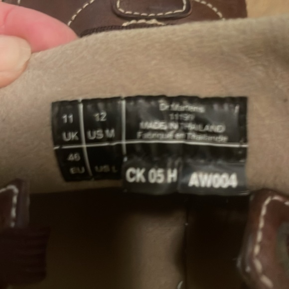 Doc Marten Men's Brown Lace Up Oxford Loafer size 12 - Picture 4 of 5